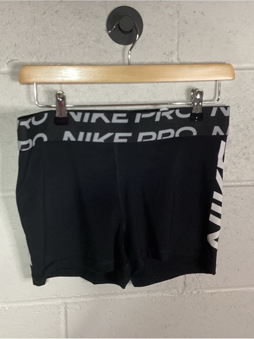 Nike Pro Black Bike Running Shorts Dri-Fit